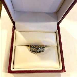 Safire and Diamond Ring!